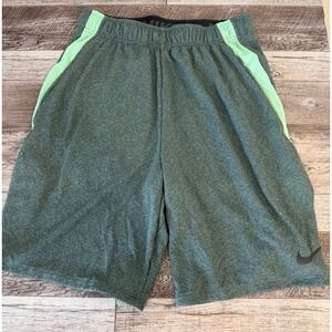 Nike‎ Dri Fit Mens Running Shorts Size S Athletic Green Pockets Basketball